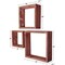 Ekena Millwork Square, Open Back, Vintage Farmhouse Shadow Box Shelves, Barnwood Decor Collection, PK3 DECR15SBSQOBRD - alternate 3